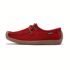 Women's Retro Flat Shoes Casual Slip On Loafers