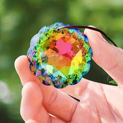 Crystal Suncatcher Rainbow Prism Pendant Home Garden Window Decor