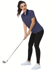 Women's Collared Golf Shirt Short Sleeve Polo