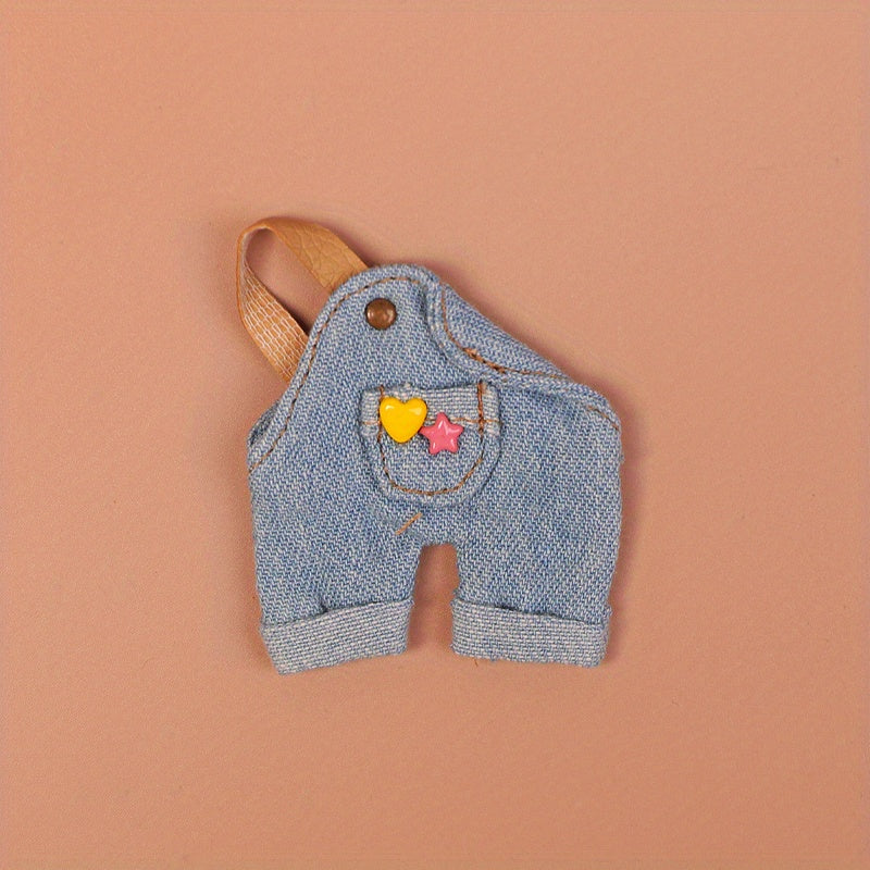 1pc 51cm Doll Costume Jean Overalls for Doll