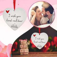 Heart Decoration Pendant Christmas Hanging Decorations Christmas Decorations