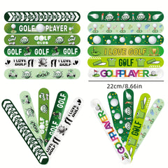 24pcs Golf Party Bracelets Green Scheme Golf Birthday Party Favors