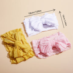 Baby Girls Mesh Lace Bow Headband Hair Accessories