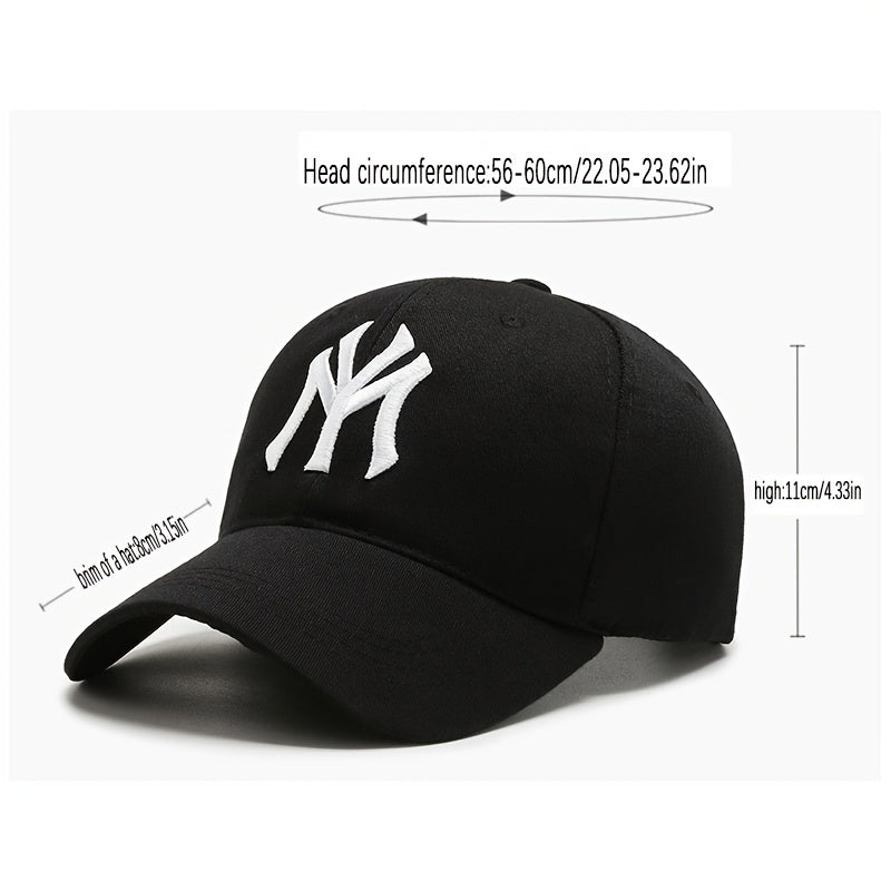 Casual Baseball Cap Hip Hop Peaked Cap Adjustable Hat