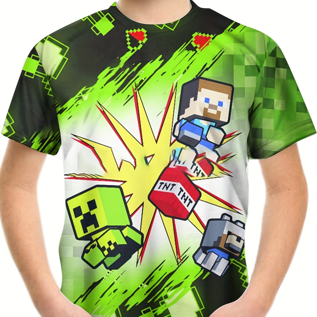 Kids Creative Building Blocks Print T shirt