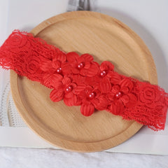 Baby Girl Headband Elastic Hairband Newborn Head Flower Toddler Headwear
