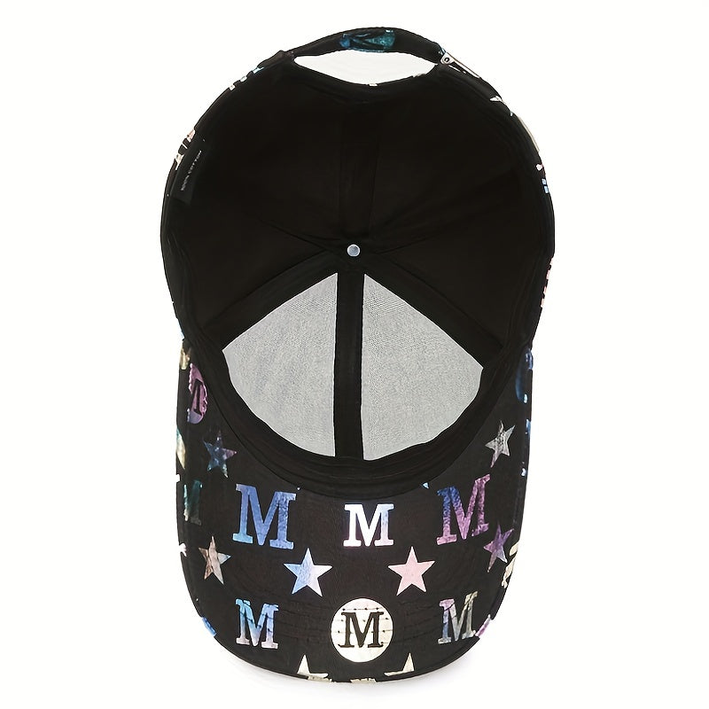Letter Printed Baseball Cap Cotton Hip Hop Sunshade Dad Hat