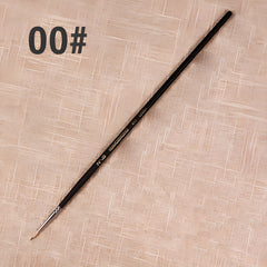 6pcs Nylon Hook Line Pen Acrylic Paint Pen Watercolor Brush Pen