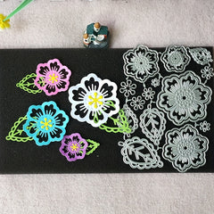 Flowers and Leaves Metal Cutting Dies for DIY Crafts