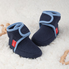 Lightweight Warm Fleece Baby Boys Boots for Indoor Walking