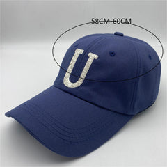 U Embroidery Baseball Caps Adjustable Outdoor Sports Hat Dad Hats
