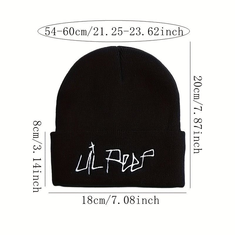 Embroidery Knitted Hat Warm Pullover Mens Hat Hip hop Cold Hat