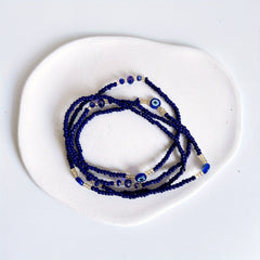 Glow In The Dark Waist Bead Evil Eye African Waist Chain For Girls