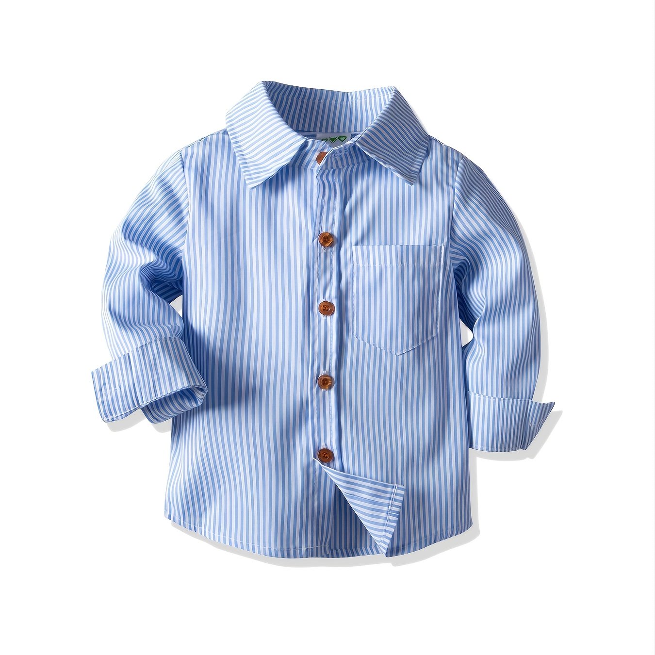 Boys Striped Button Up Shirts - Fall Fashion Essential