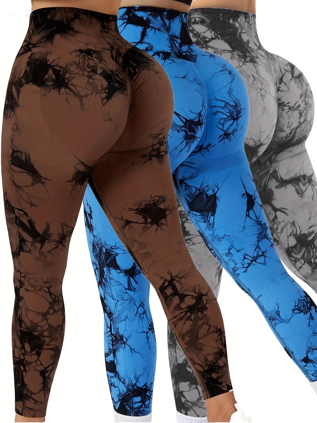 Tie Dye High Waist Yoga Pants Seamless Leggings