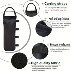 4pcs Tent Sandbag Cylindrical Weights Bags for Outdoor