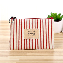 Zipper Storage Bag Cosmetic Pouch Sanitary Napkin Bag Modern Style