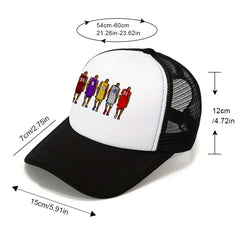 Unisex Adjustable Baseball Cap with Embroidery for Outdoor Sport