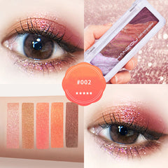 Glitter Diamond Eyeshadow Palette Portable Cosmetics