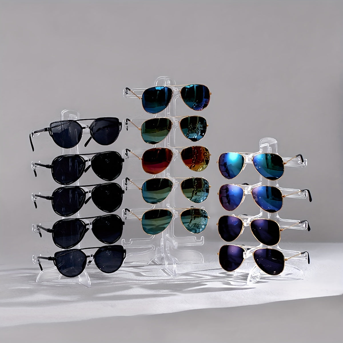 Sunglasses Storage Racks Display Rack - Organize Multiple Glasses