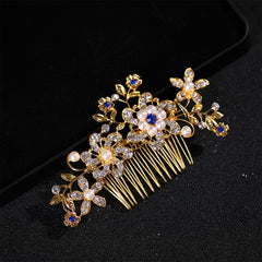 Rhinestone Flower Hair Comb Pins Bridal Wedding Party Decor