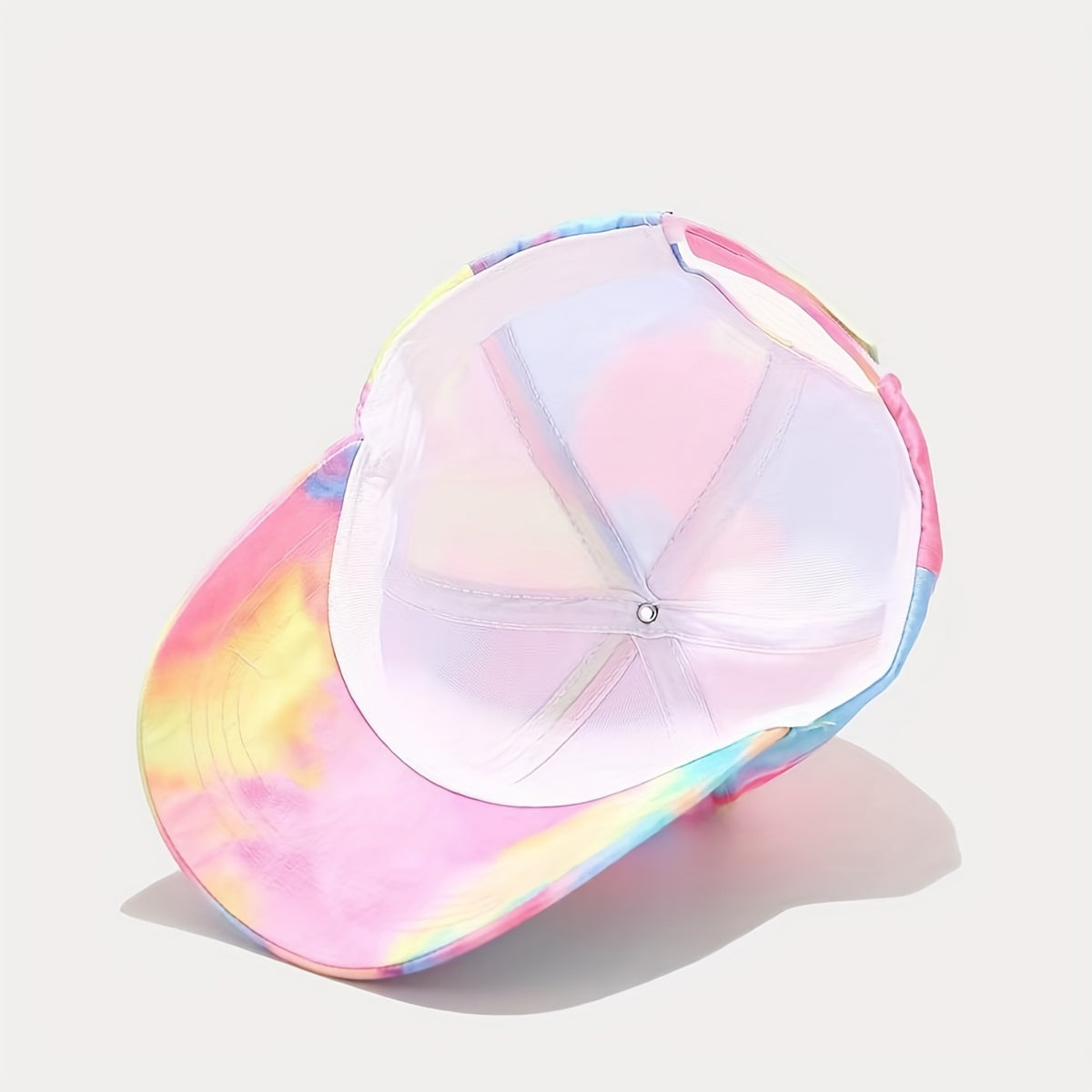 Pink Gradient Tie Dye Baseball Cap Lightweight Sun Hat Adjustable Golf Dad Hat