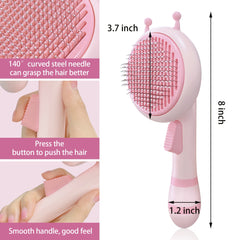 Self Cleaning Slicker Brush For Cats Dogs
