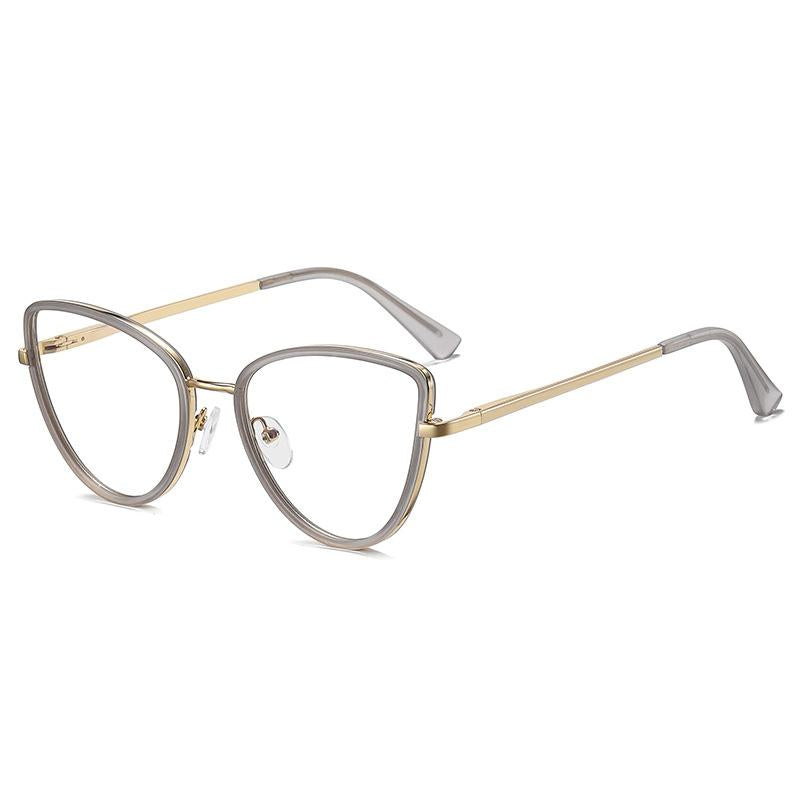 Light Blocking Eyestrain Clear Glasses For Women Computer Reading