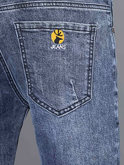 Men's Regular Denim Jeans With Pockets