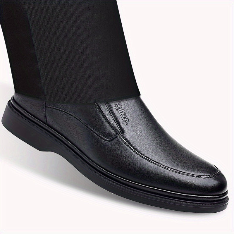 Men's PU Leather Loafer Shoes Non-slip Slip On Shoes