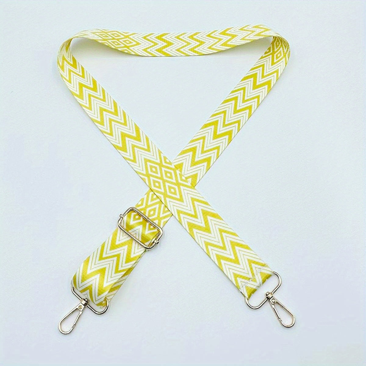 Vintage Geometric Pattern Bag Strap Wide Adjustable Shoulder Replacement