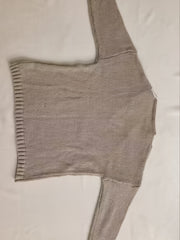 Lace V Neck Sweater Long Sleeve for Women