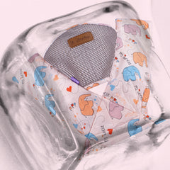 Baby 100 Cotton Ring Sling Carrier Moon Star Pattern Infant 3-36 Months