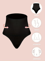 High Waist Shaping Thongs Tummy Control Slimmer Panties