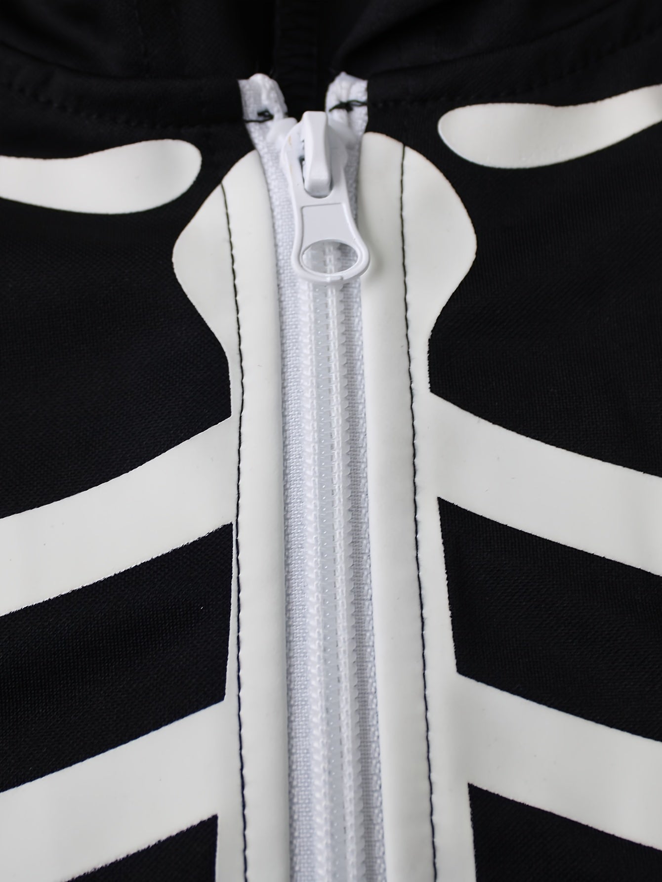 Skeleton Bodysuit Hoodie Bone Skull Jumpsuit Punk Goth Suit