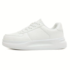 Women's Thick Sole Skateboard Shoes Leather All Season