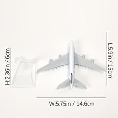 Singapore Airlines A380 1:400 DieCast Airplane Model