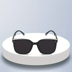 Men's Large Frame Foldable Sunglasses with Glasses Box and Cloth