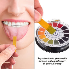 5m Tape Measure + PH Test Paper 0-14 for Water Solution Acidity Alkalinity
