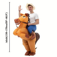 Halloween Horse Inflatable Costume Funny Cosplay Riding Inflatable Costume