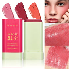 Multifunctional Blush Stick Cream - Silky Blush Rouge Red Pink