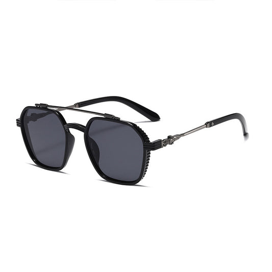Square Sunglasses UV 400 Sun Shades With Glasses Case