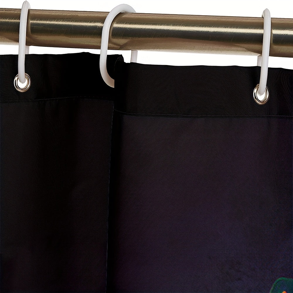 Waterproof Octopus Shower Curtain 72x72in