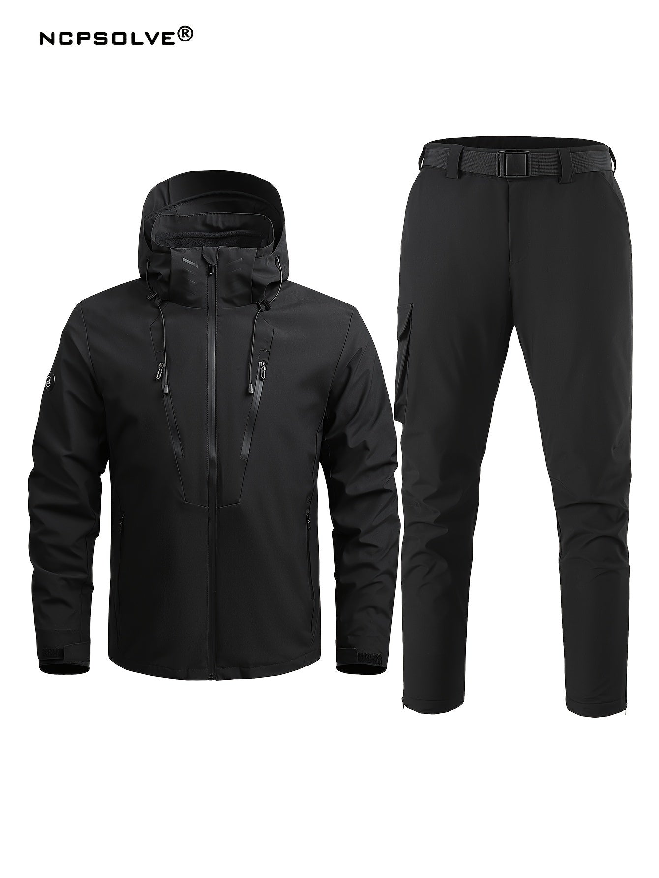 Men's Hooded Waterproof Trekking Outfits for Outdoor Hiking