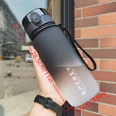 Large Capacity Portable Water Bottle Leakproof Gradient Water Cup