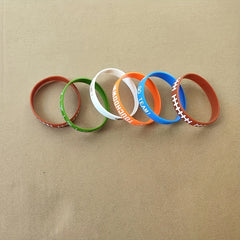 6 Football Theme Bracelets for Party Favors