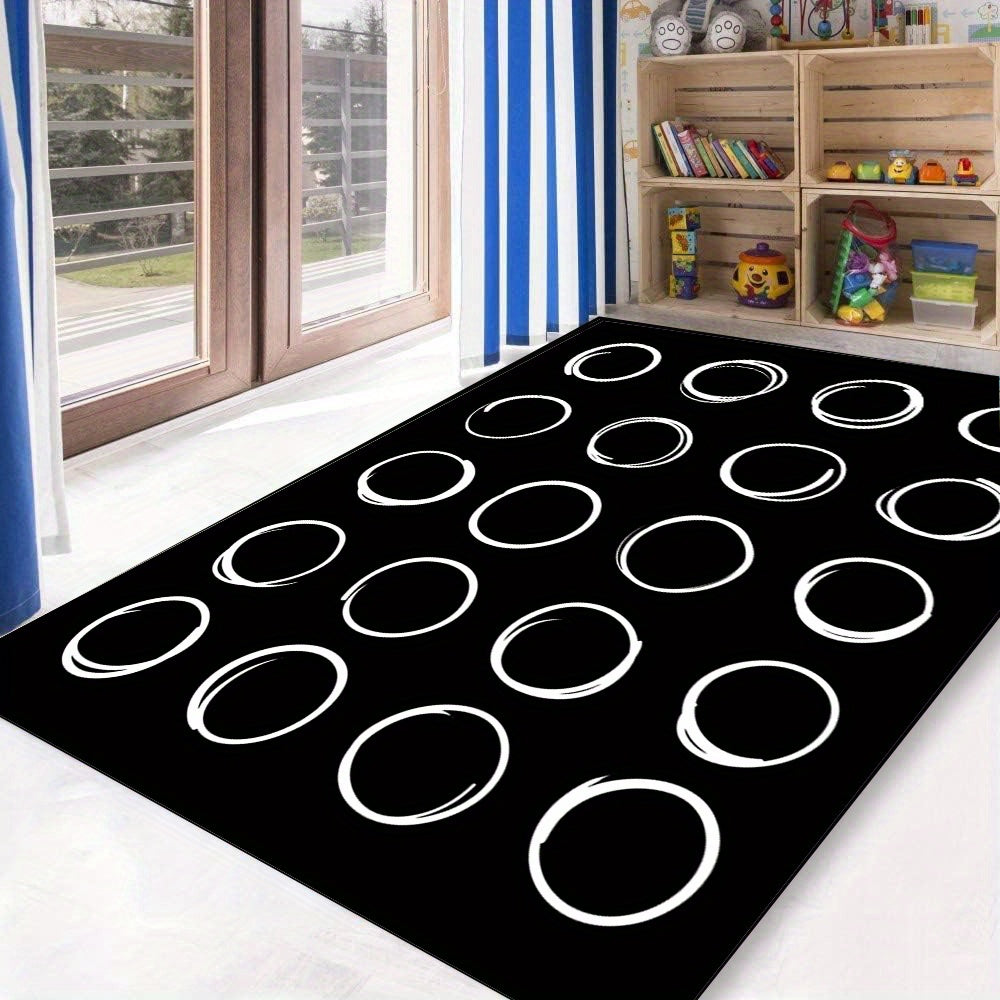 Classroom Rugs Circles Seating Carpet 20 Seats Rainbow Rug