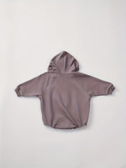 Rainbow Pattern Long-sleeved Jumpsuit Hoodie