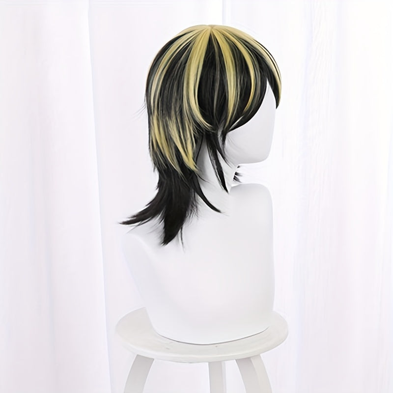Anime Cosplay Wig Heat Resistant Synthetic Short Wigs