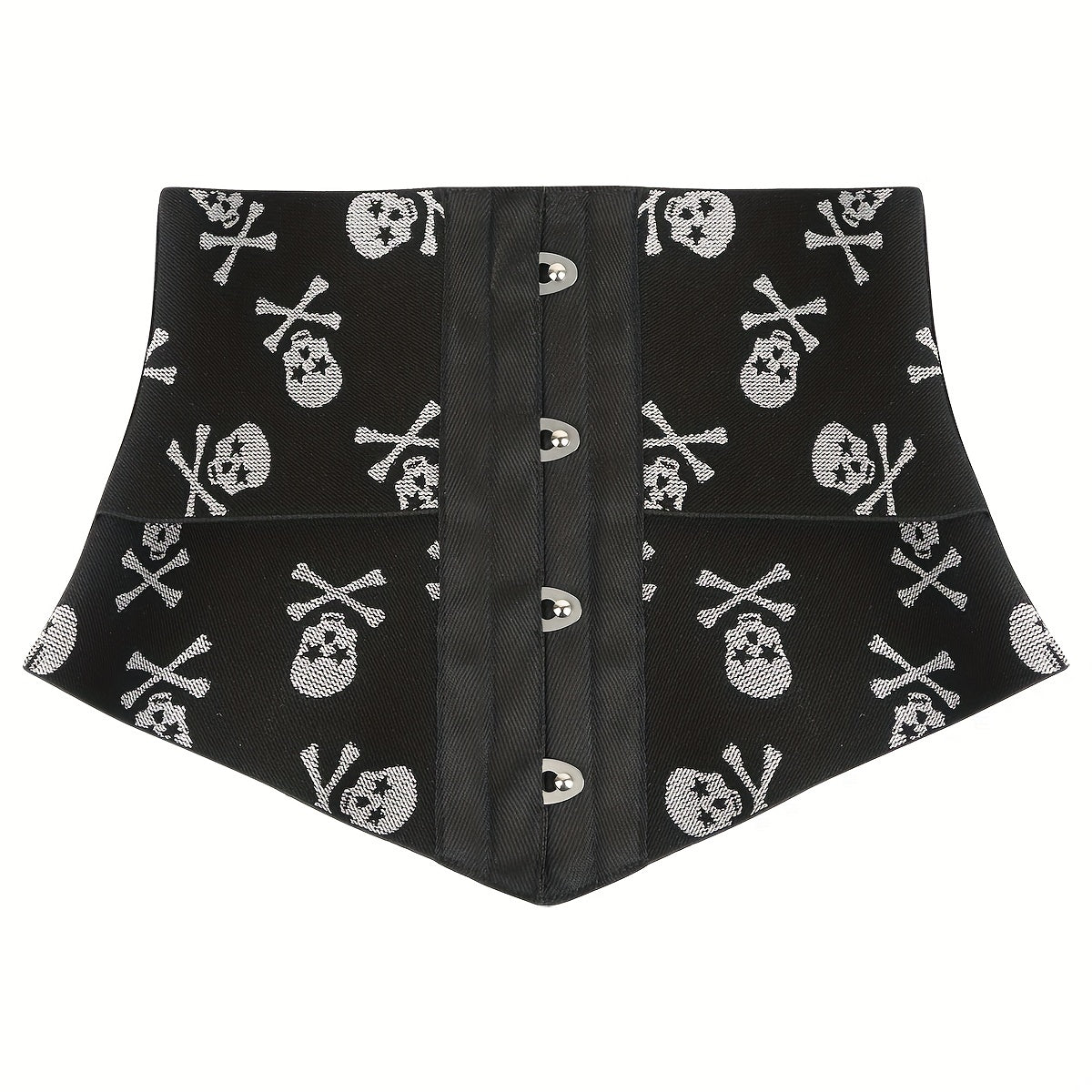Skull Pattern Tummy Wrap Slim Girdle Belt Cincher Women's Underwear